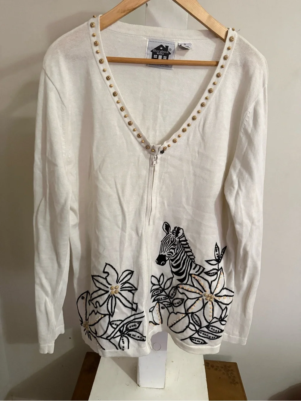 Storybook Knits Zebra Sweater